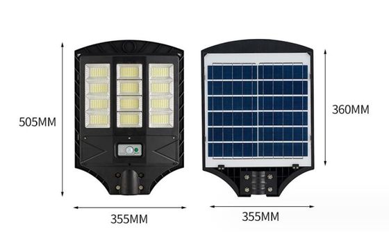 100w εξωτερικό φωτισμό δρόμου, LED ηλιακό αισθητήρα κίνησης Φως IP65 ανθεκτικό στο νερό